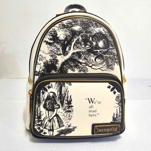 Loungefly Disney Alice In Wonderland We're All Mad Here mini backpack
